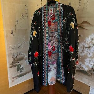 JOHNNY WAS Silk Kimono